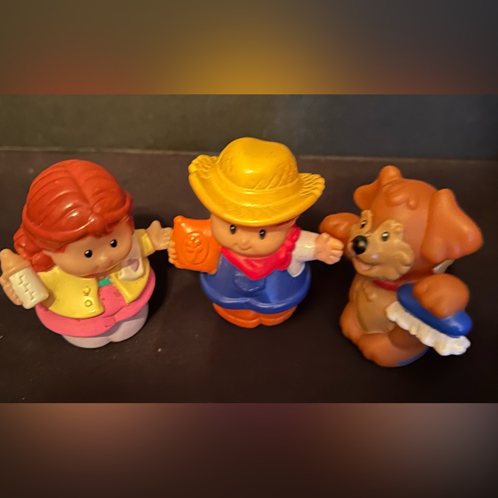 Fisher-Price Little People Random Figures Lot Of 3